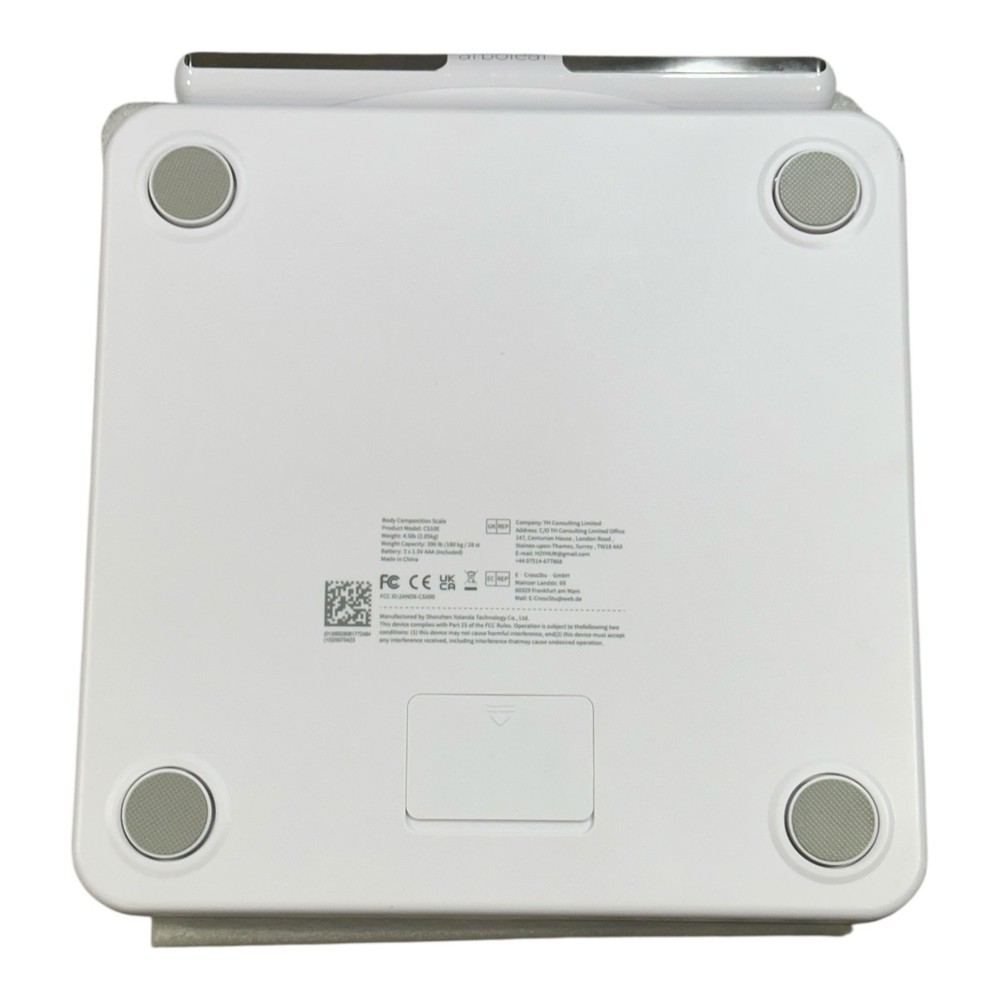 Arboleaf CS10E Eight Electrode Body Composition Smart Scale Bluetooth, Tested