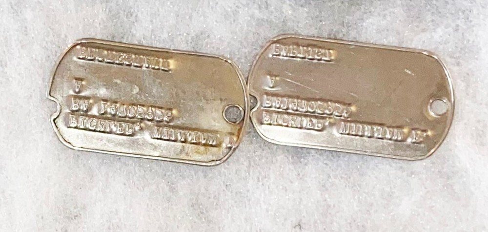William Pickler Dog Tag Set