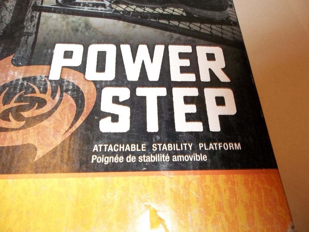 Hurricane Power Step Stability Hunting Platform - Tree Stand Step - Black