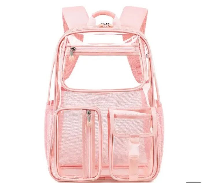 Clear backpack school