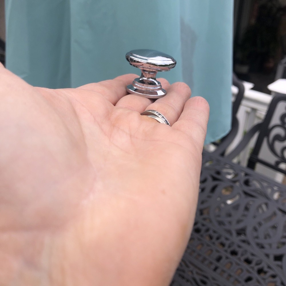 13 Cliffside 161-PC Polished Chrome Finish Solid Brass 1-1/4" Cabinet Knob Pull