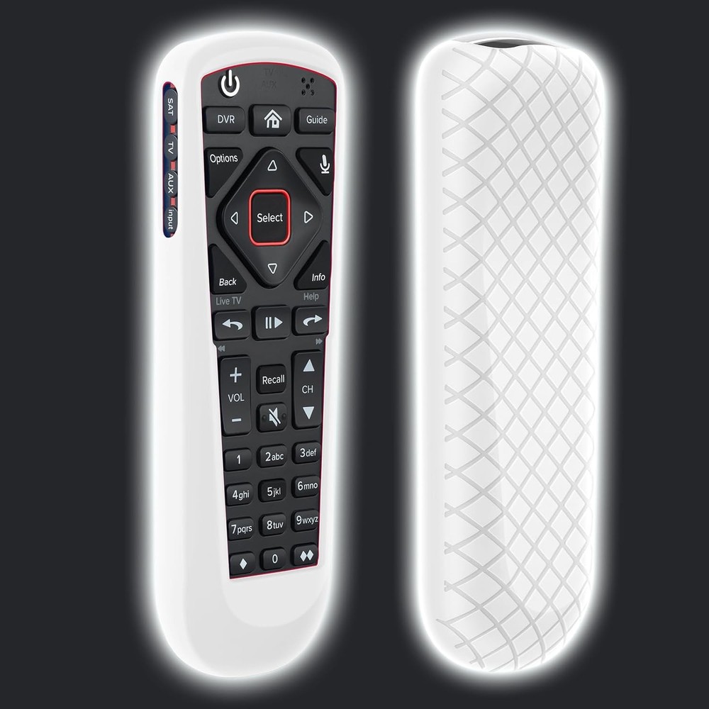 Cover for Dish Network Remote, Case TV Remote Control White