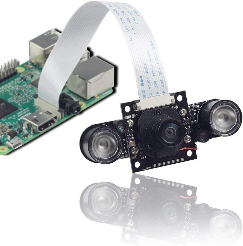Arducam Day-Night Vision for Raspberry Pi Camera, Automatic Ir-Cut Switching All