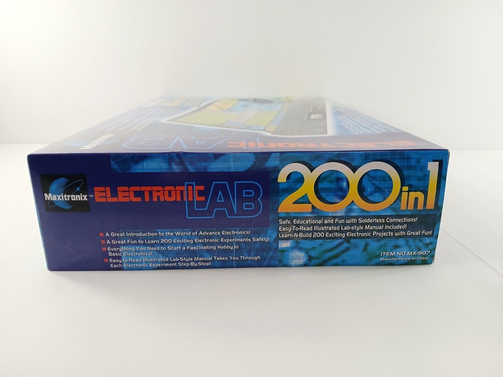 Maxitronix ELECTRONIC LEARNING LAB With 200 Educational Wiring Projects COMPLETE