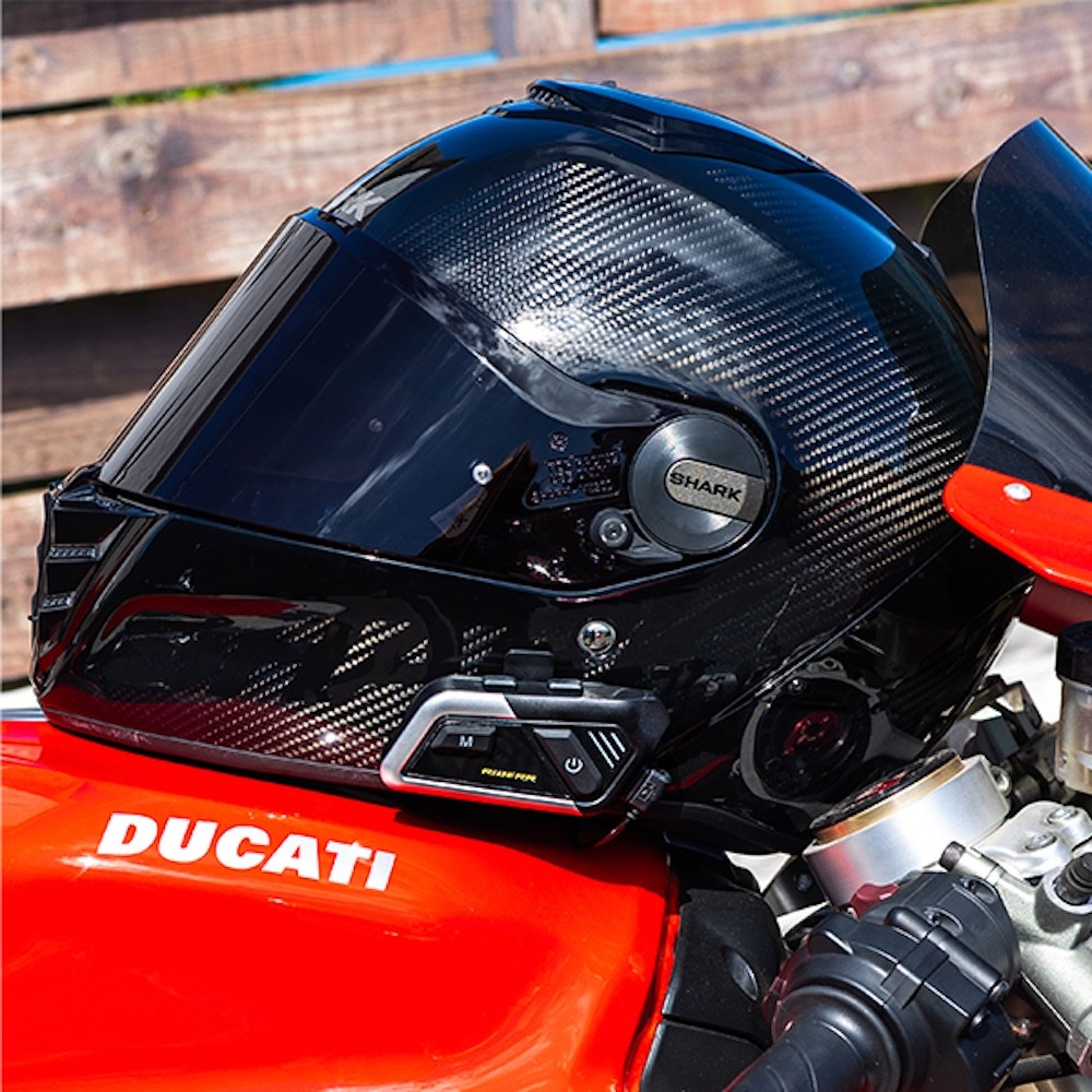 RIDERR S9X PLUS MOTORCYCLE BLUETOOTH HEADSET SYSTEM - SINGLE