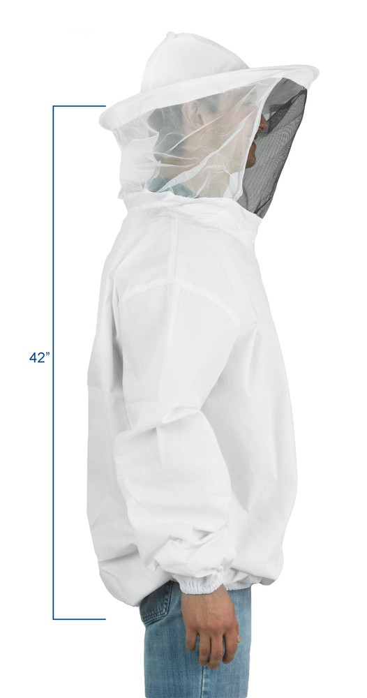 VIVO Large Beekeeping Bee Keeping Suit, Jacket, Pull Over, Smock with Veil