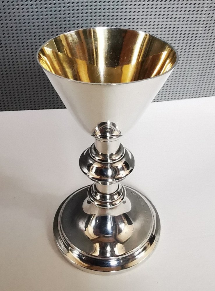 Solid Silver Travelling Communion Set - London 1930
