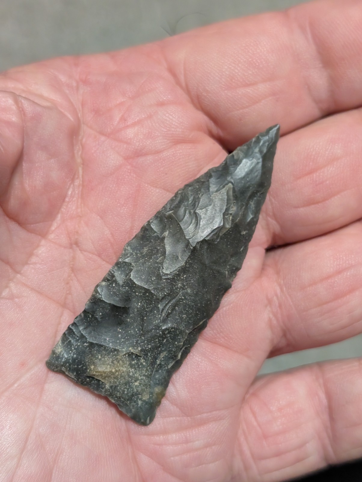 Gorgeous Copena, 2 7/16", N Ctrl Alabama, Bangor Chert, Authentic Arrowhead