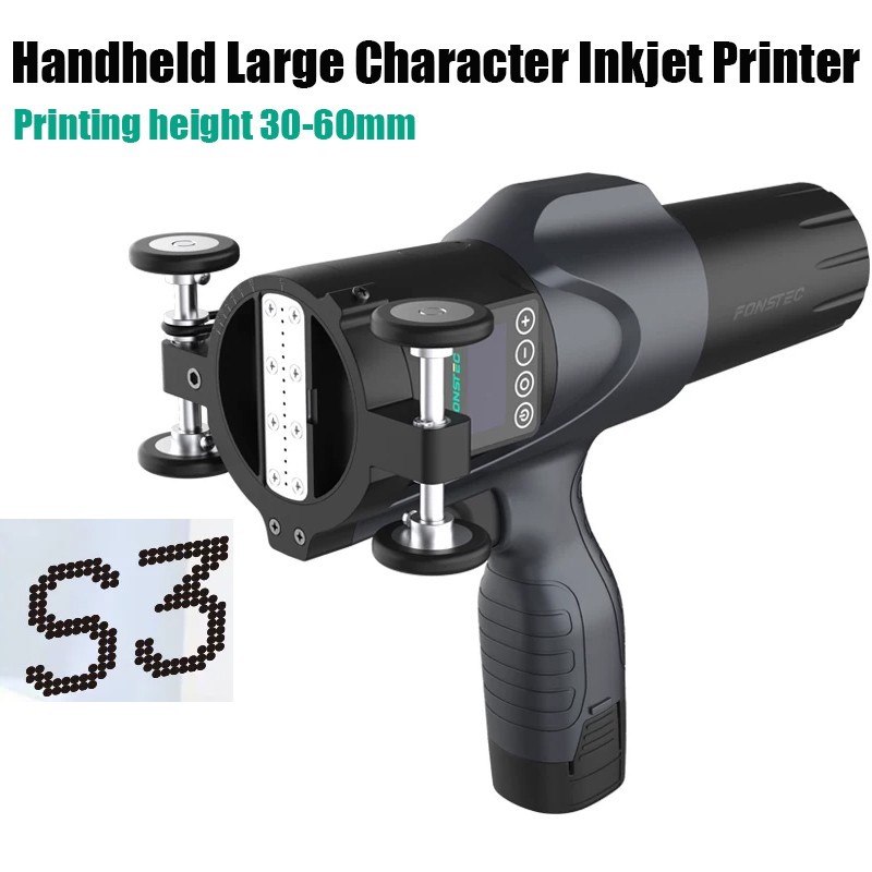 30-60mm Large Character Handheld Inkjet Printer Touch Screen Date Coding Machine