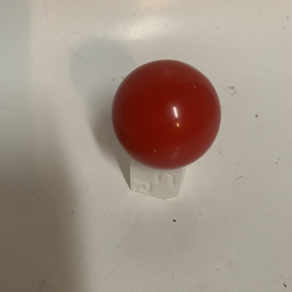 Vintage VTG Replacement 1.5" Mini Billiard Pool Ball #3 Solid Red