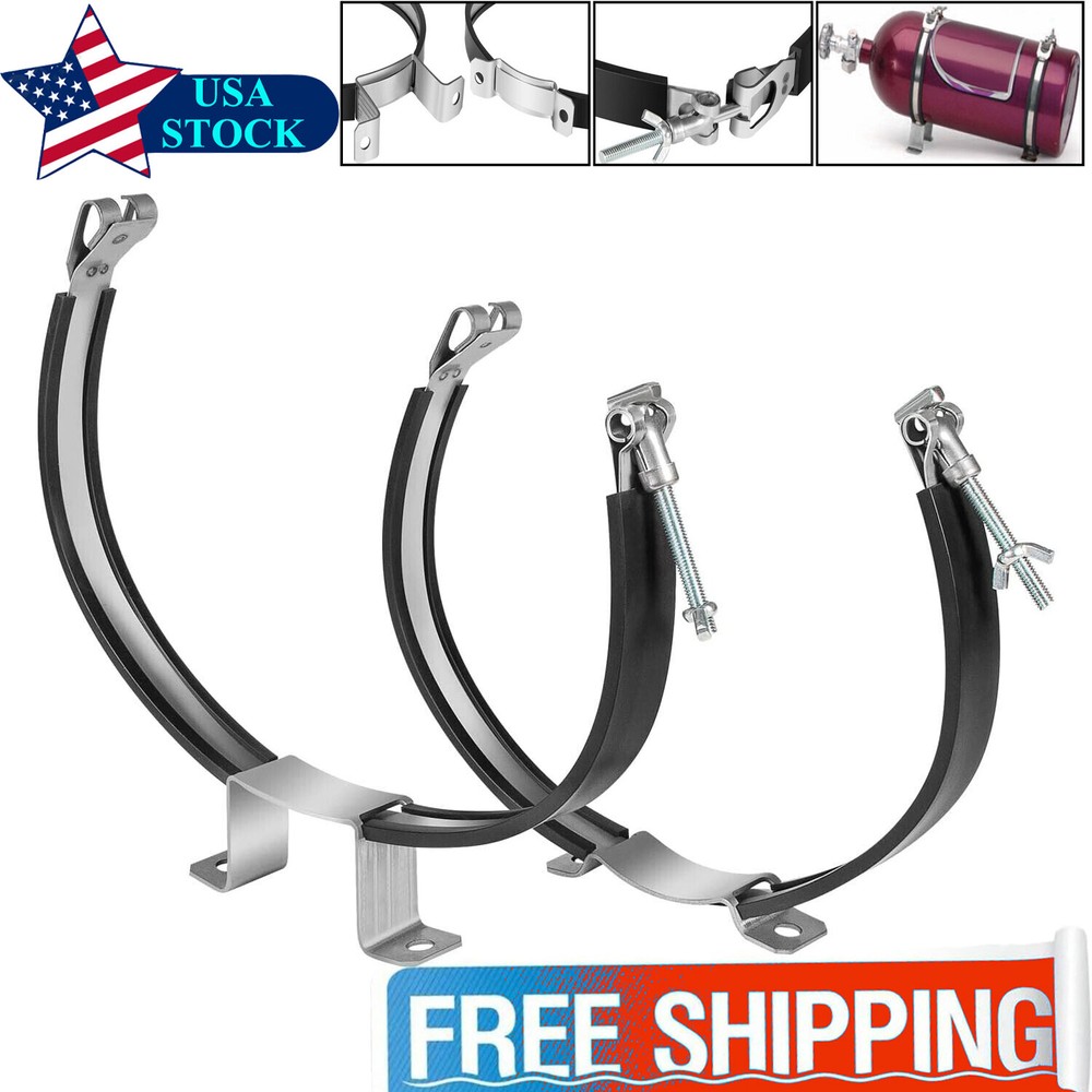 82013 Nitrous Oxide Padded Adjustable Quick Release 10-15 Lb Bottle Bracket Kit