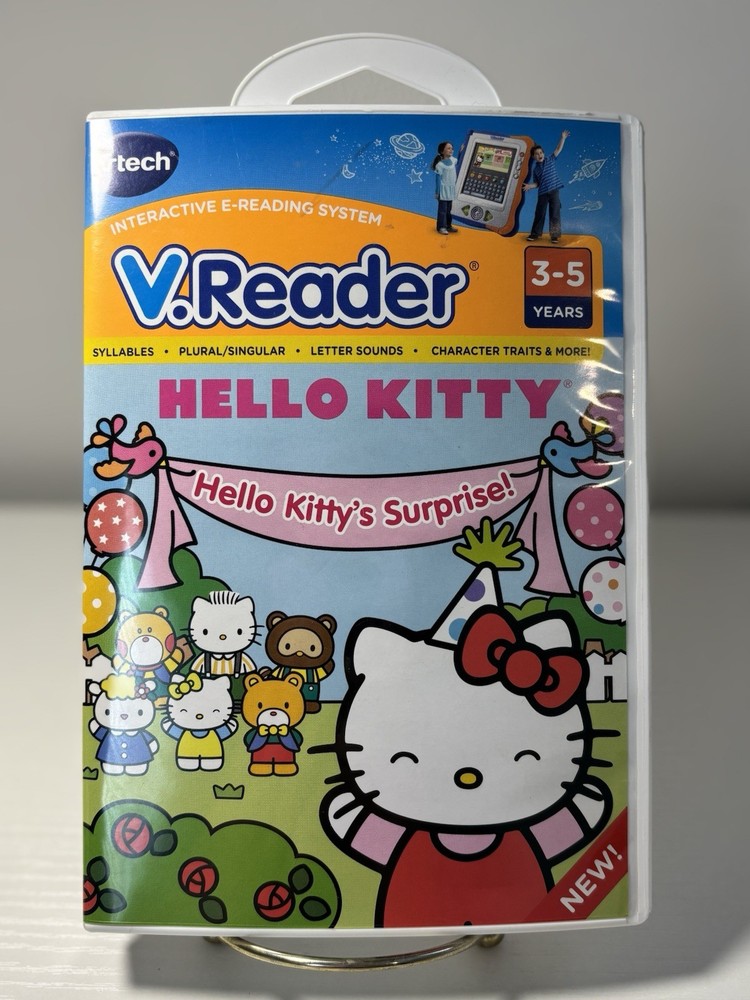 VTech V.Reader Hello Kitty's Surprise Interactive Reading Games 3-5 Years