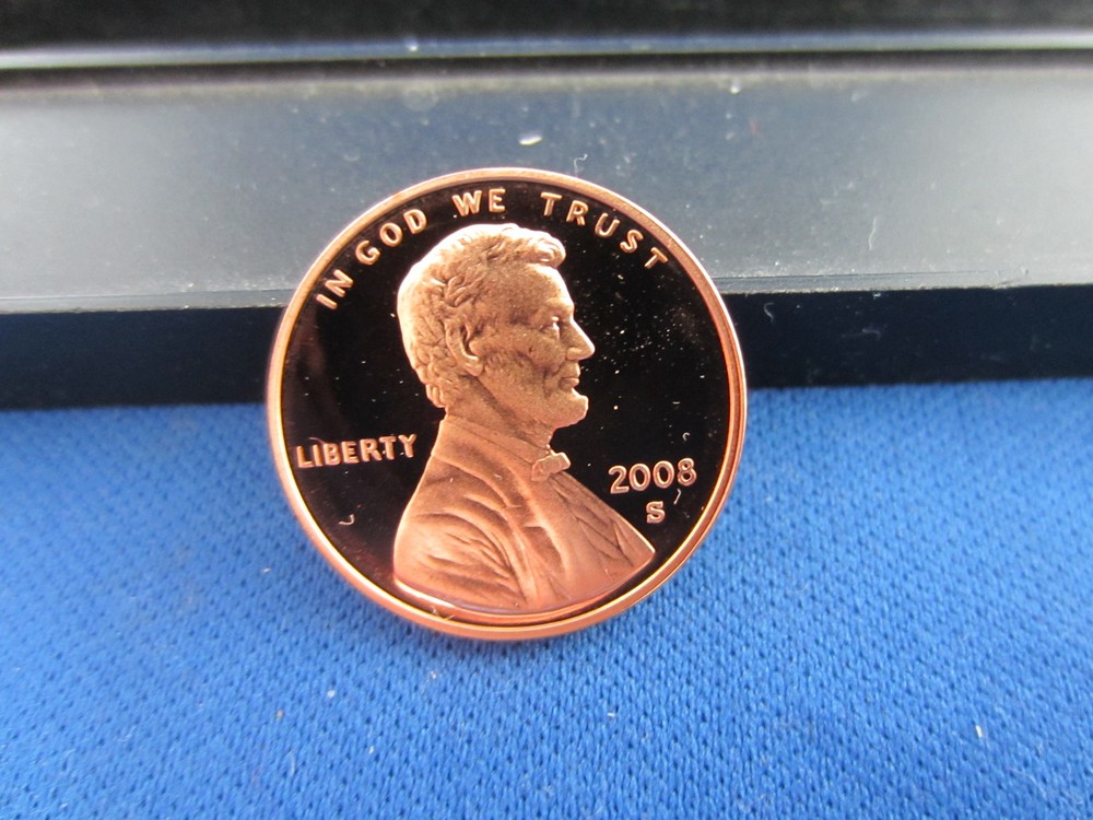 2008-S Lincoln Cent Deep Cameo Mirror Proof Upper Grading Ranges Red