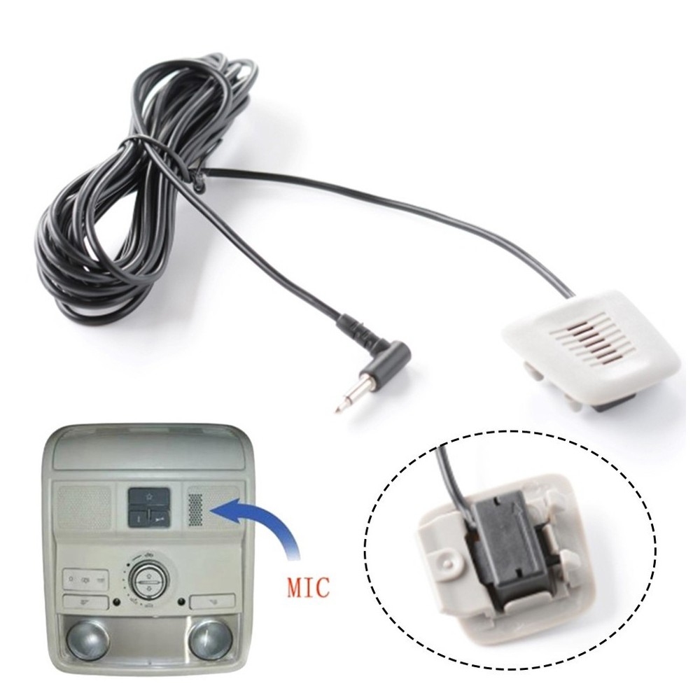 Car Audio Microphone 3.5mm Mic Stereo Wired External Microphone For BMW US