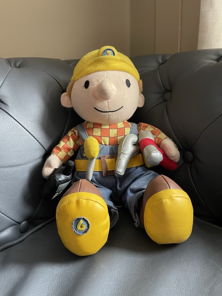 Vintage 2000 Read Along Talking Bob The Builder Interactive Plush Working