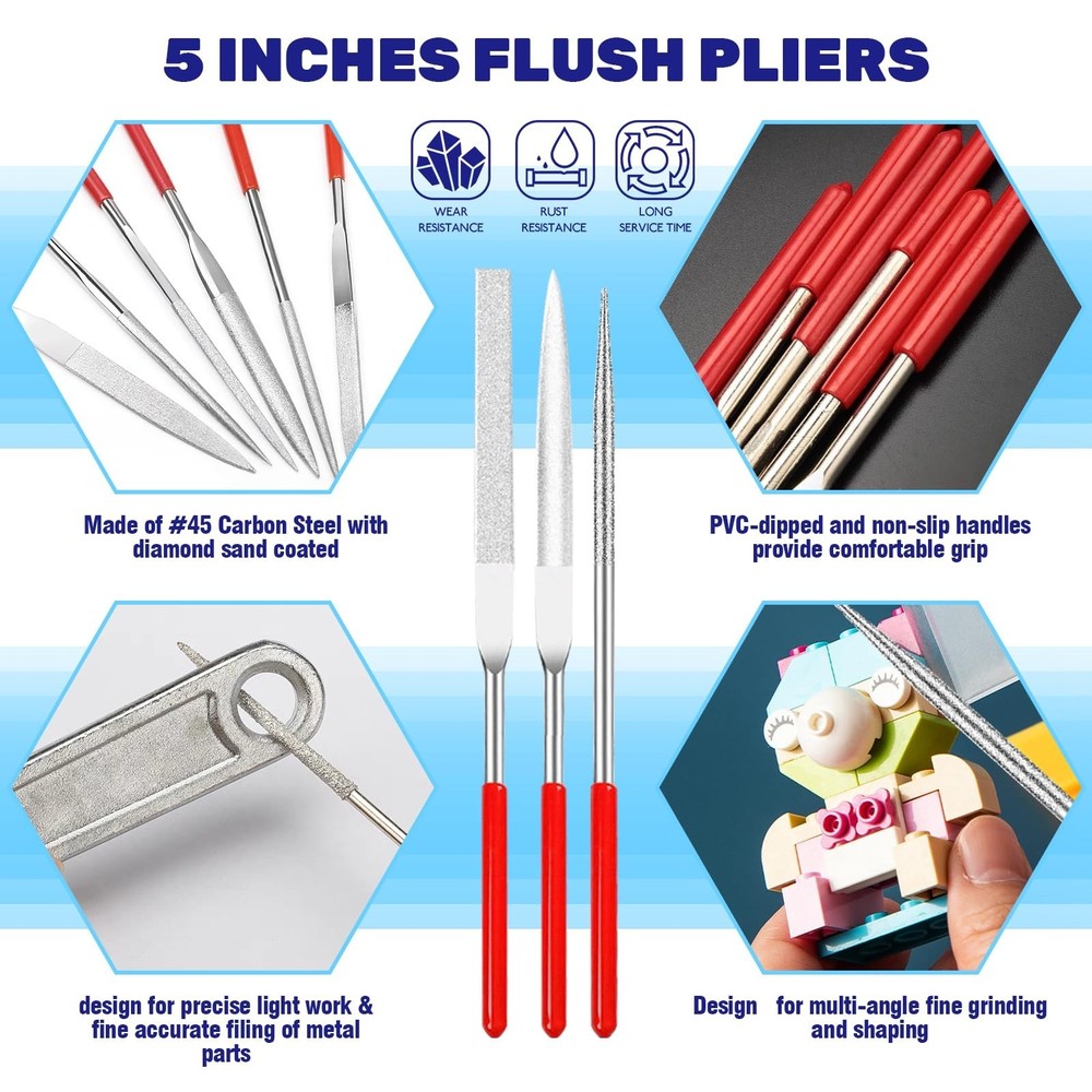 23Pcs Hobby Model Building Tools Kit for Gundam, Modeler Basic Tools Craft Se...