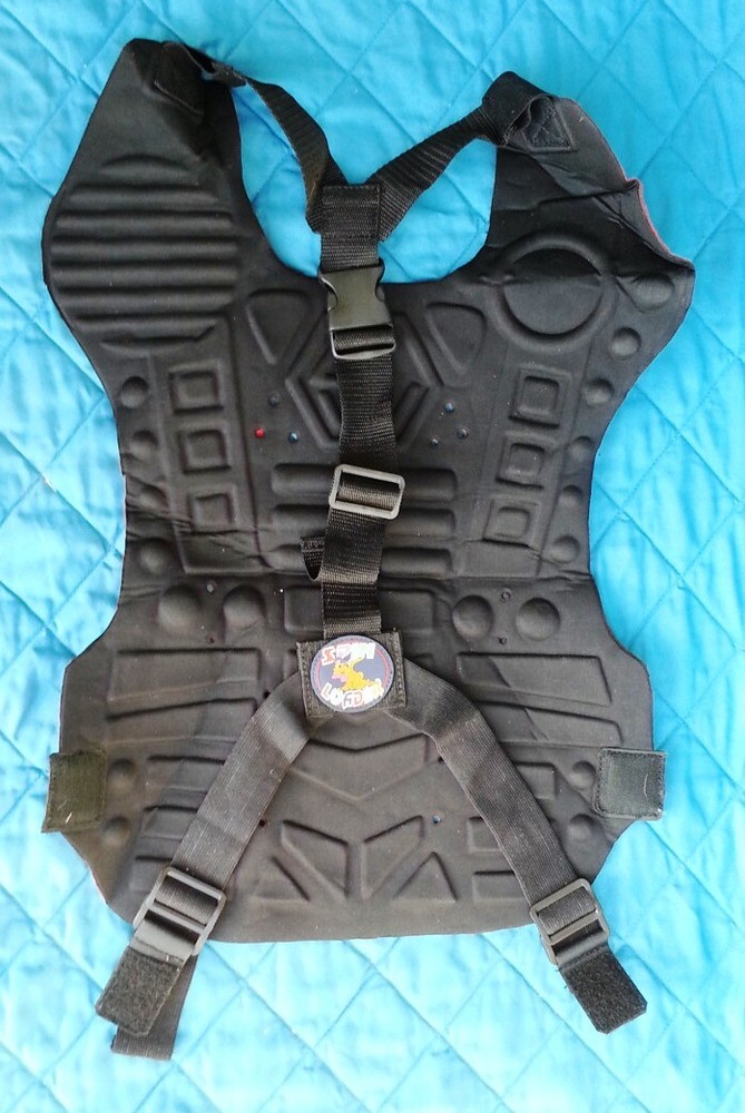 AMC paintball backpack padded + Spinloader red chest protector