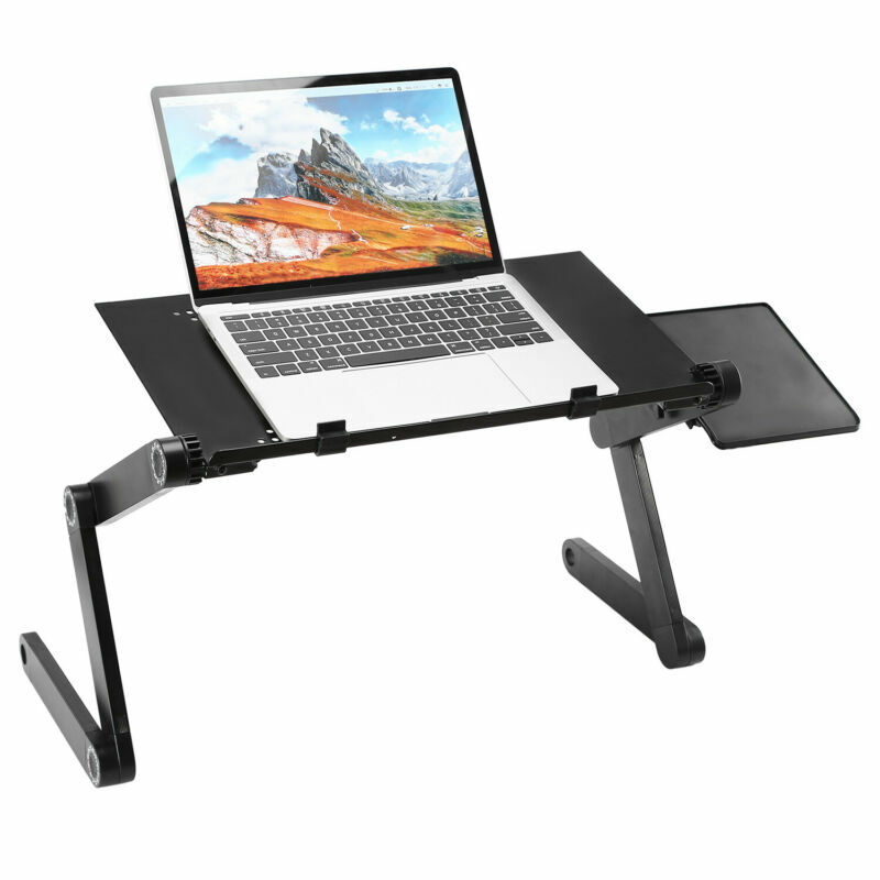 Durable Portable Foldable Notebook Laptop Desk Table Stand Bed Tray+Mouse Board
