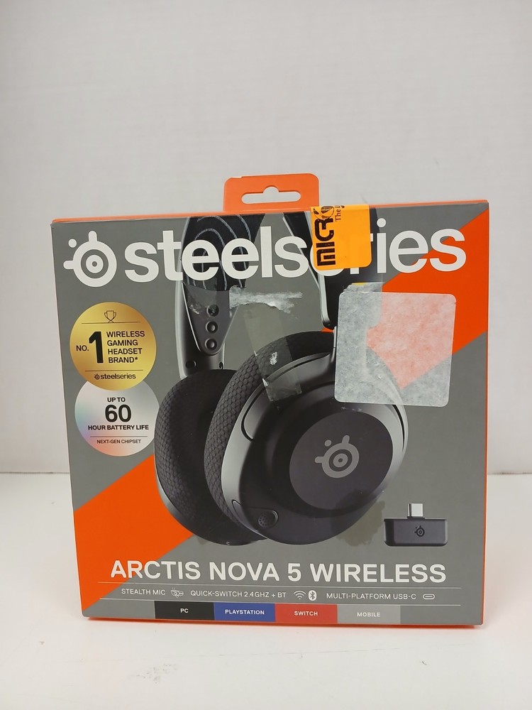 SteelSeries Arctis Nova 5 Wireless Gaming Headset, Black (#1)