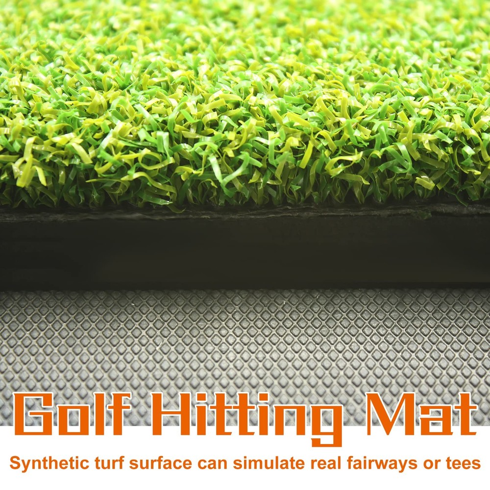 Golf Hitting Mat Precision Pro Swing Mat for Path Feedback Golf Training Chip...