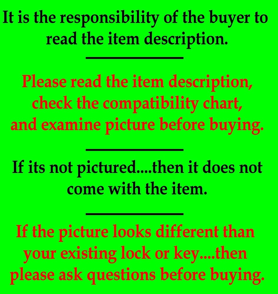 Silverado Sierra Pickup 08-13 (Some 07&14) Tailgate Key Lock Cylinder Strattec