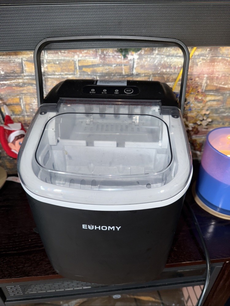 EUHOMY Countertop Ice Maker Machine