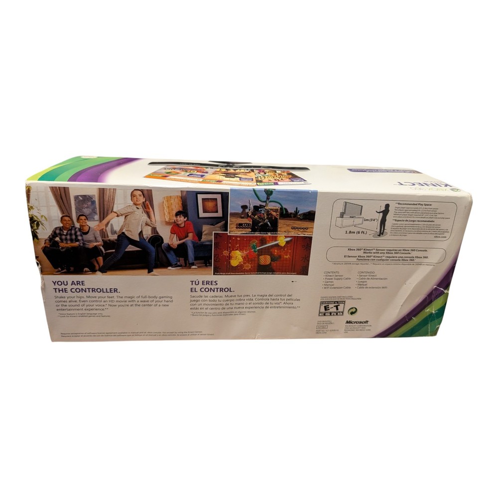 XBOX 360 KINECT Sensor BundIe: Includes Kinect Sensor Unit & 4 Extra New Games