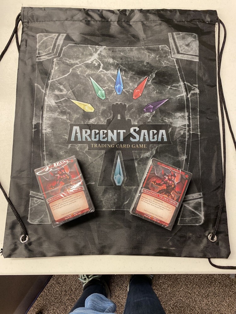 ARGENT SAGA Demo Intro Deck X2 Plus Pull String Swag Bag **CCGHousE BAB