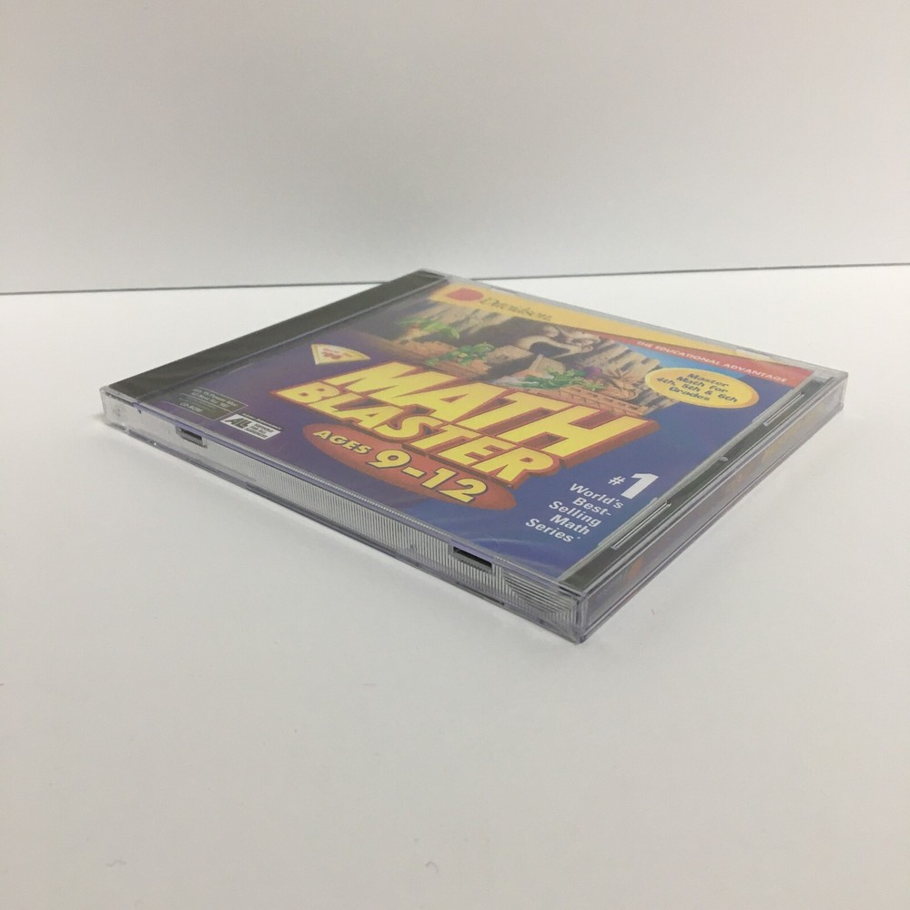 Math Blaster Ages 9-12 (PC CD, Davidson) Windows 95