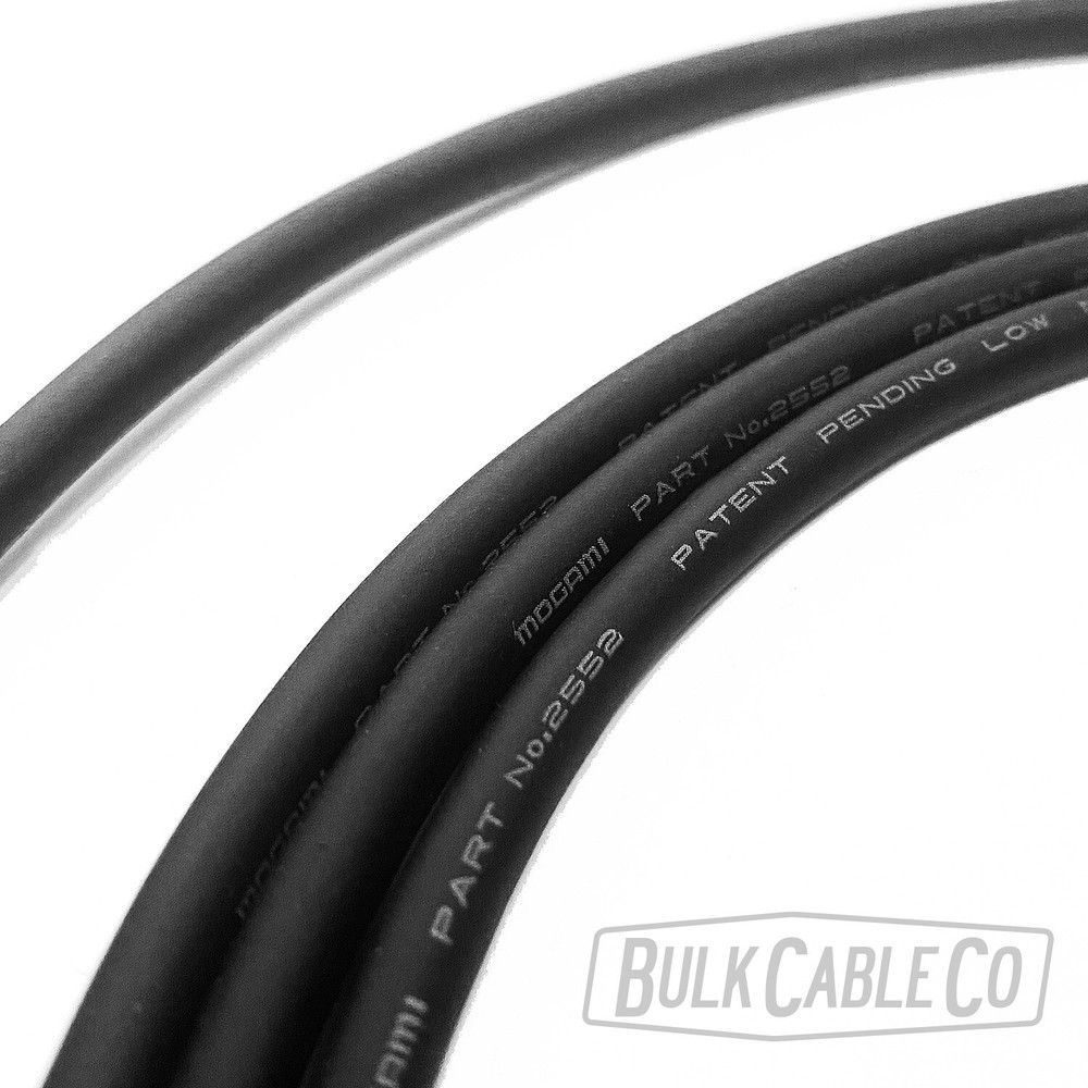1 FT - Mogami 2552 Balanced Microphone / TRS / Expression Cable - Bulk W2552