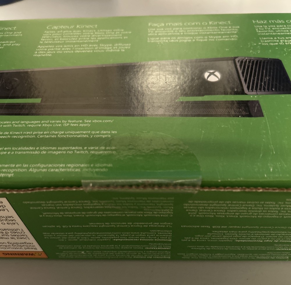 Microsoft Xbox One Kinect Sensor Black New Open Box