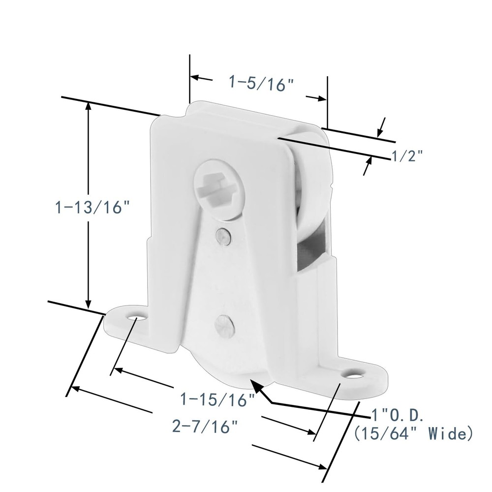 Sliding Screen Door Rollers for Andersen Part #1274104 Before 1991 for Replace