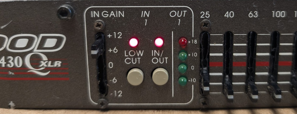 DOD SR430 QXLR Graphic Equalizer