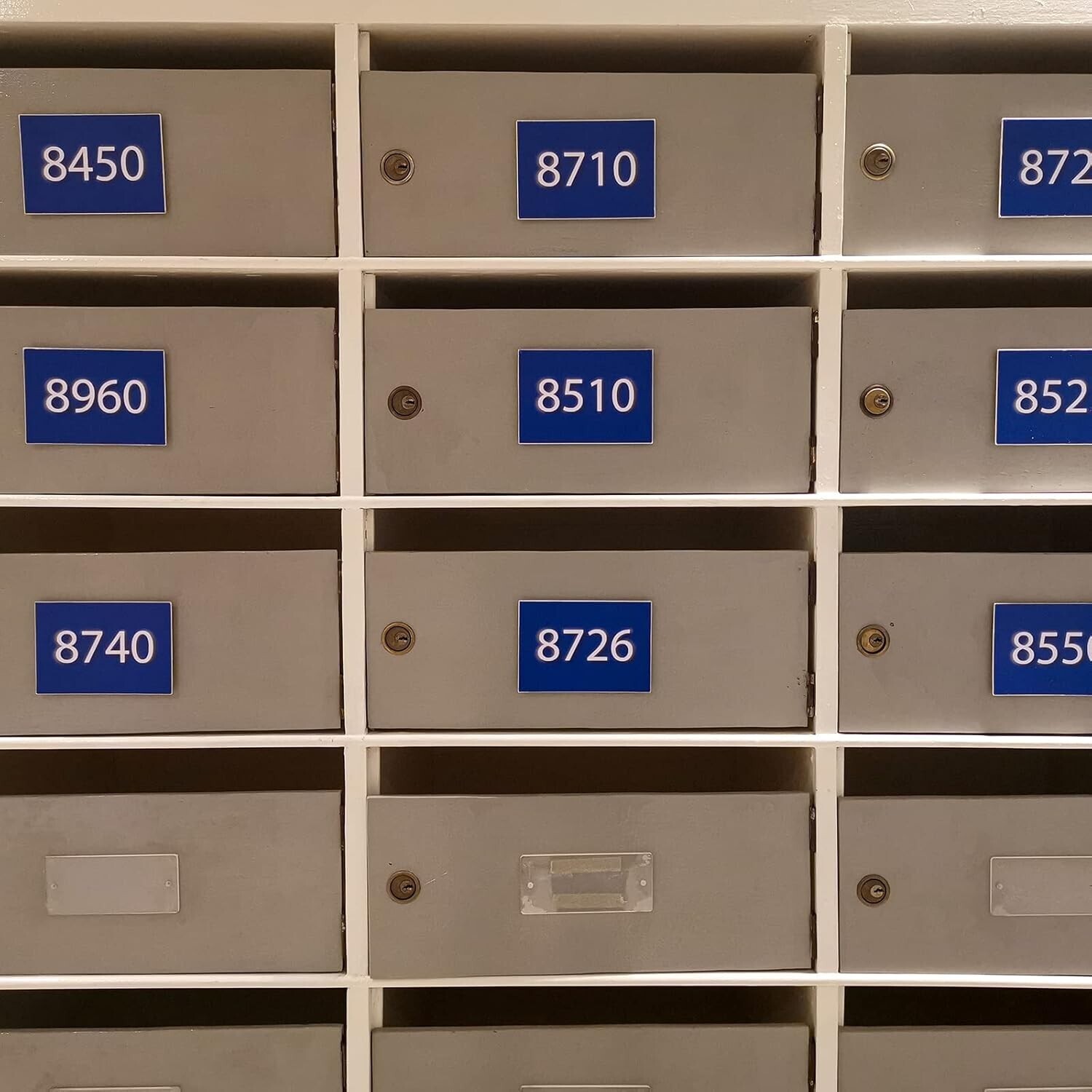 1-10000 Self Adhesive Consecutive Number Inventory Labels Stickers Waterproof