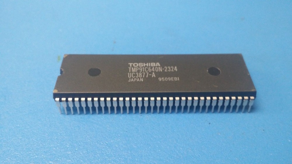 (1 PC) TMP91C640N TOSHIBA Microcontroller 8-Bit MROM CMOS PDIP64
