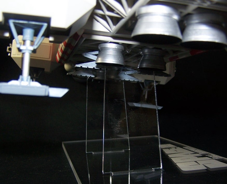 acrylic display stand for MPC 22" Space 1999 Eagle Transporter model