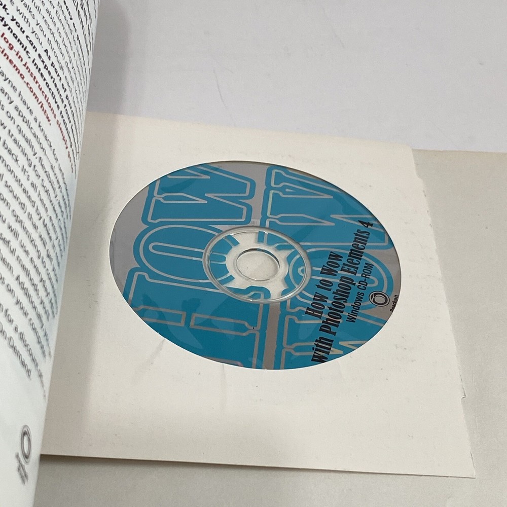 Adobe Photoshop Elements 7 Software Edit Enhance Create Share For PC With BOOK!