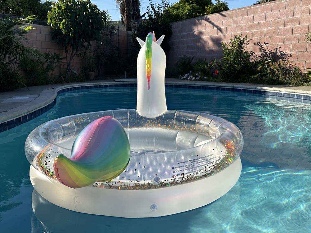 Inflatable Unicorn Swimming Pool Float