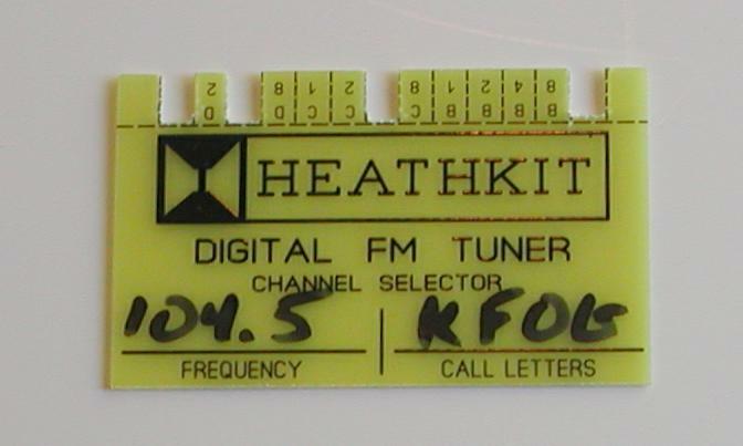 Heathkit AJ-1510 Programming Cards