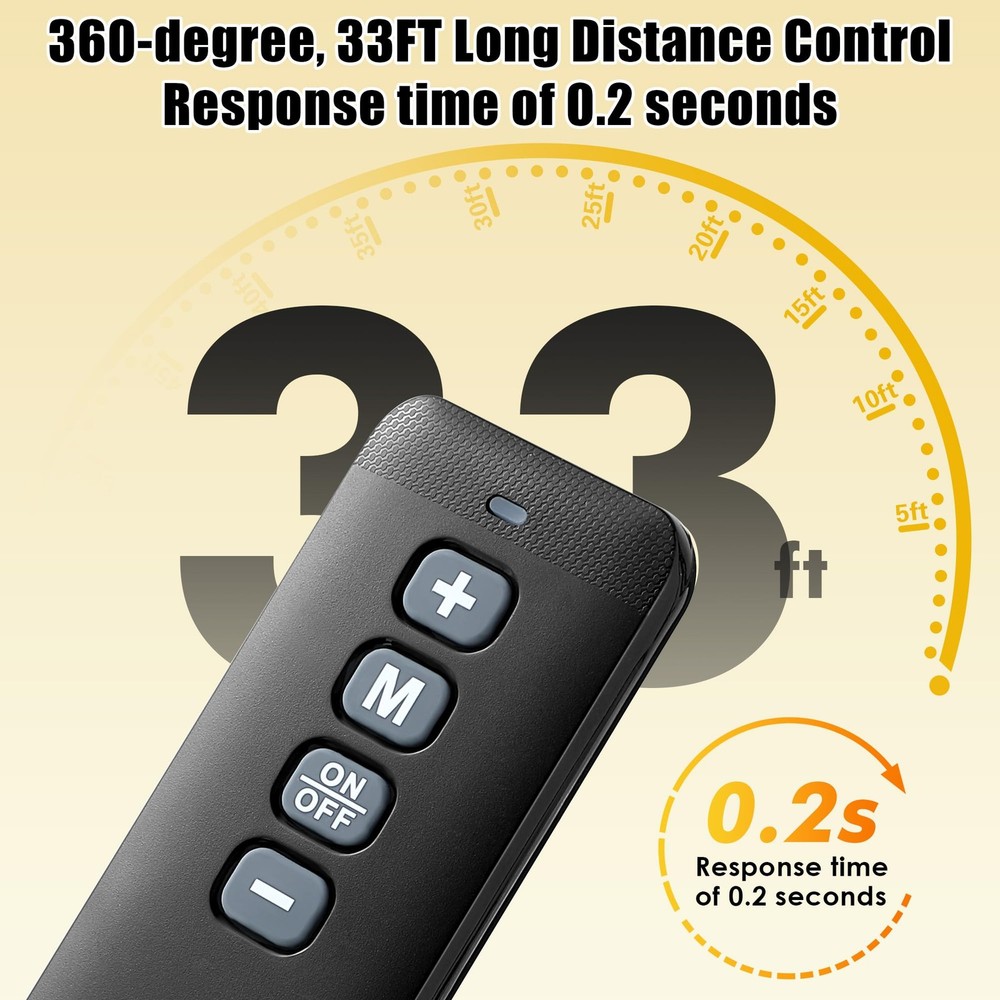 Saillong Treadmill Remote Control Replacement, Walking Pad Black