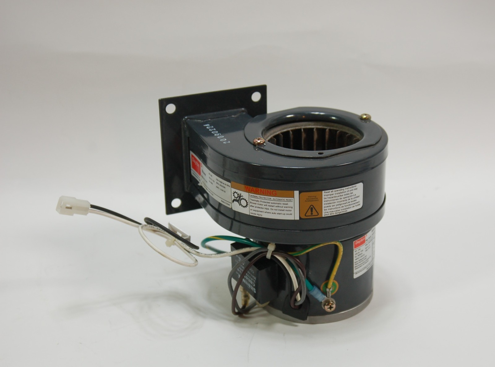 Dayton Centrifugal Fan 1TDN5 115V, 50/60 Hz Squirrel Cage Blower 1/50 HP 53 CFM