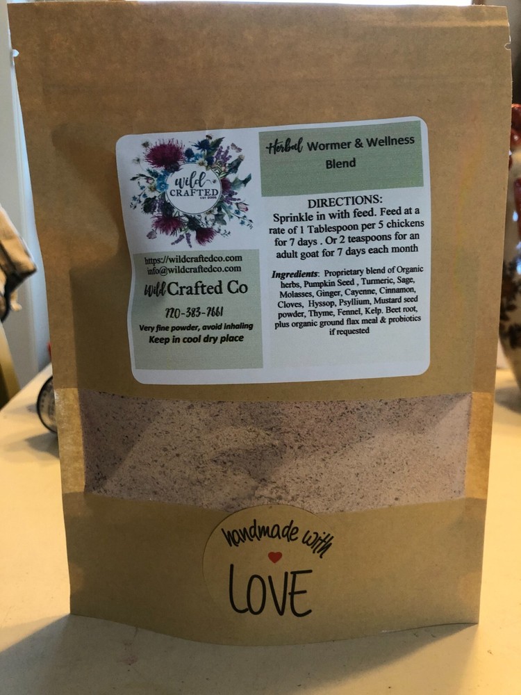 Herbal wormer & wellness blend