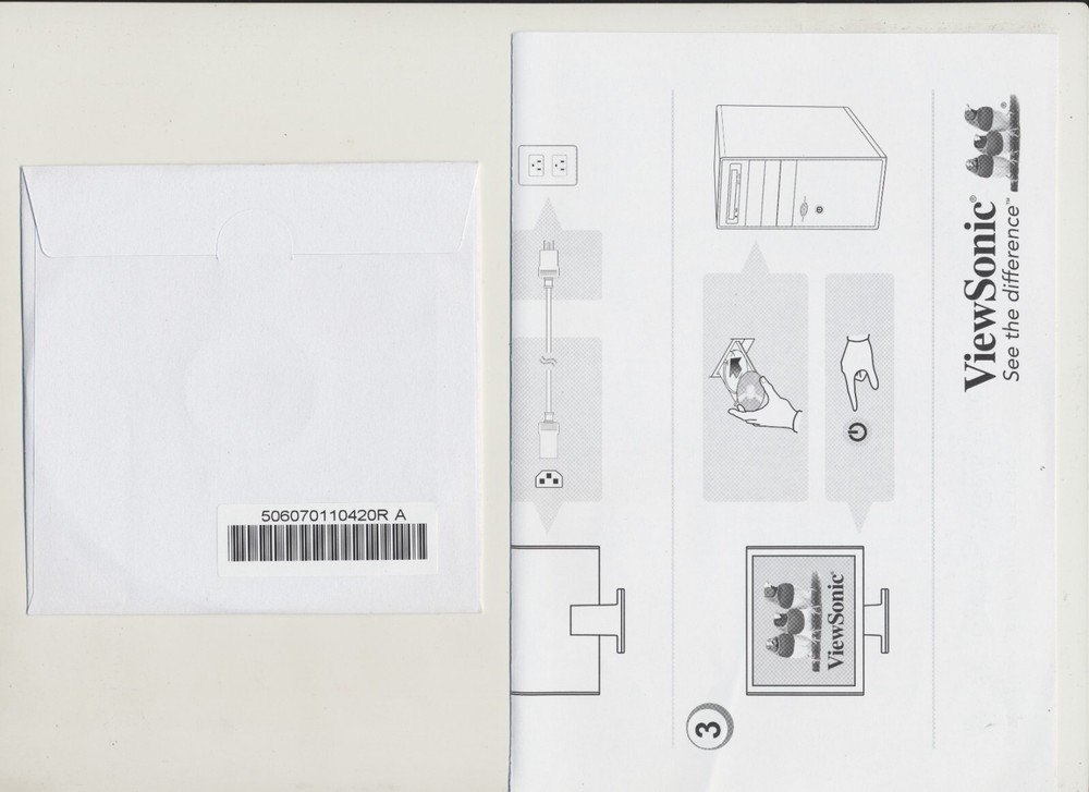 ViewSonic Wizard User Guide and Installation Software CD-ROM VA2026W Documents