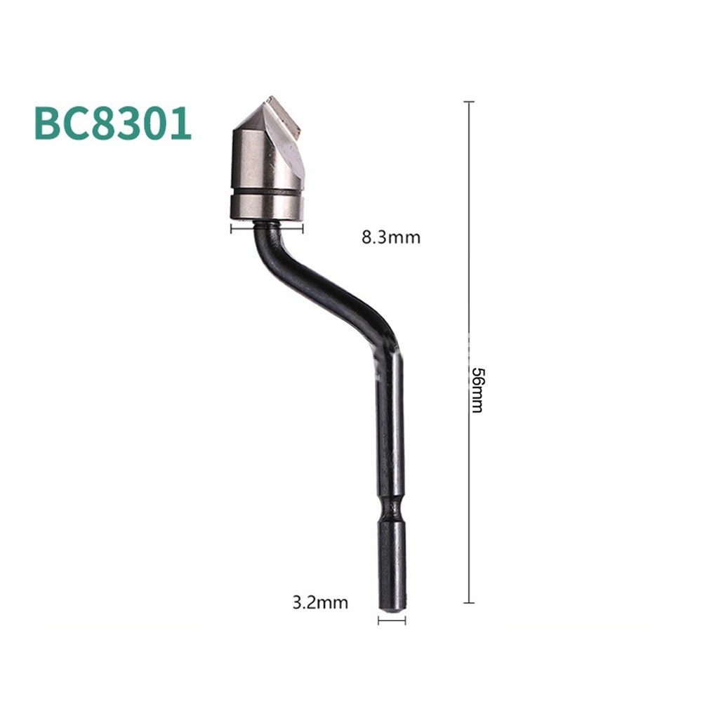2 Piece Chamfer Cutter Deburring Tool BC1041 BC8301 with Handle Set 90 Degree