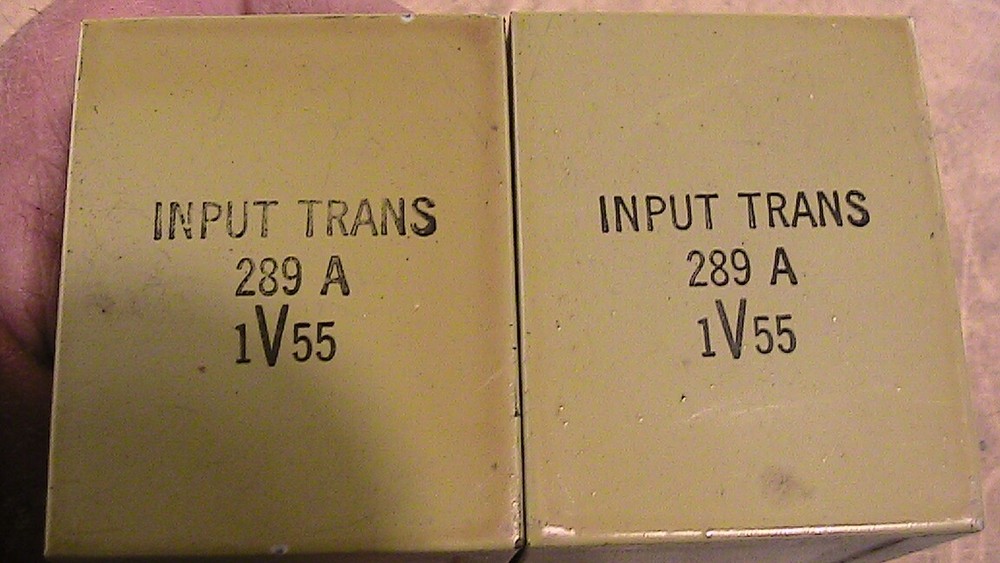 western electric input transformer 289A PAIR