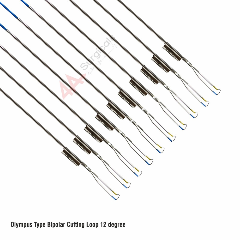 4A Olympus Type Bipolar Cutting Loop 12 degree Set of 10