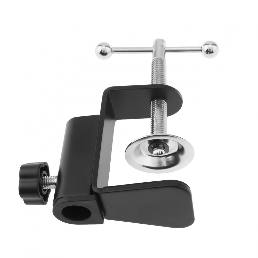 Adjustable C-Clamp for Microphone Arm and Desktop Table Lamp Mounting Bracket