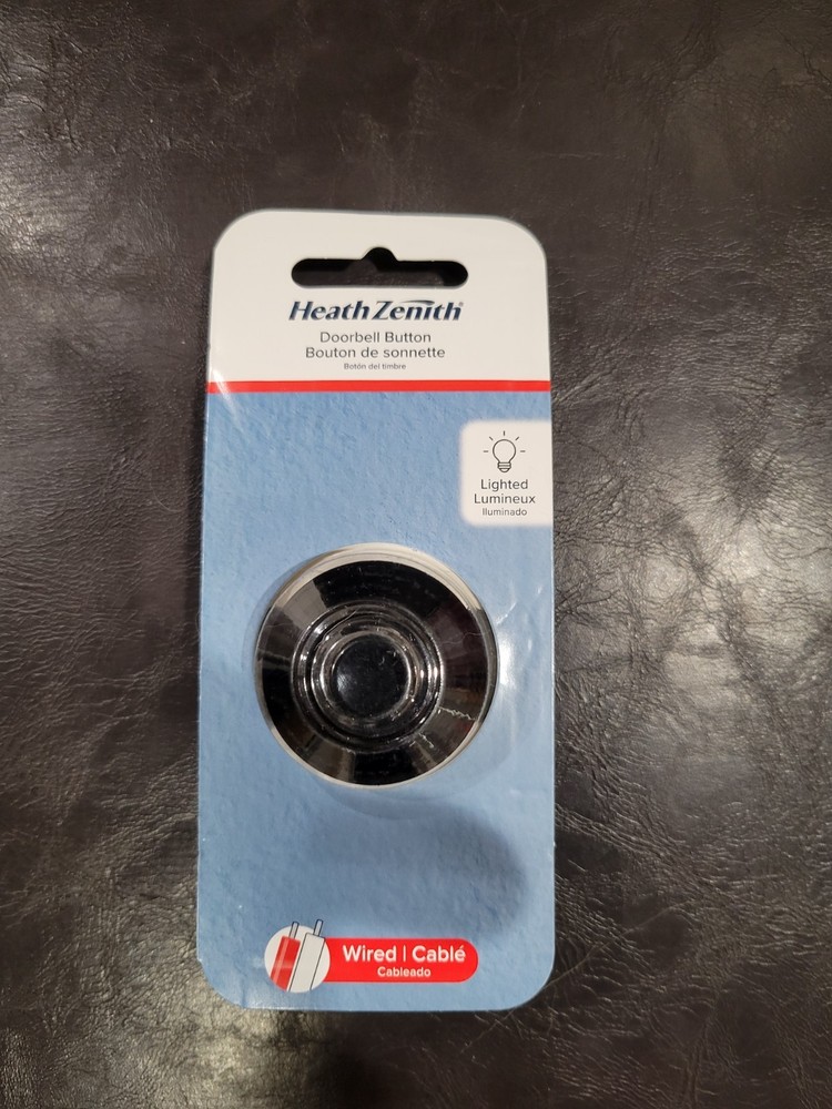 Globe Doorbell Push Button Black/White 18000142