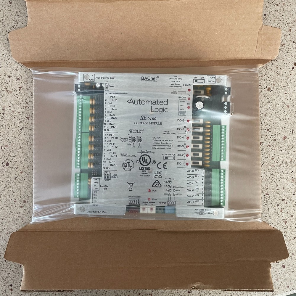 Automated Logic SE6166 BACnet Control Module - New in Original Packaging