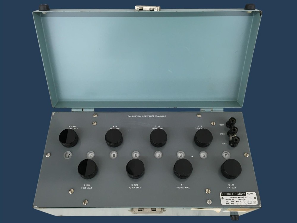 Biddle-Gray Corp. 601147-1 Calibration Resistance Standard